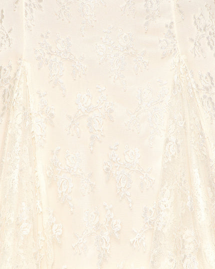 Bow Theory Lace Tie-Back A-Line Mini Dress