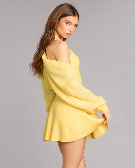 Sweet And Cozy Oversized Knit Sweater Bolero