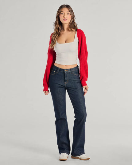 Sweet And Cozy Oversized Knit Sweater Bolero