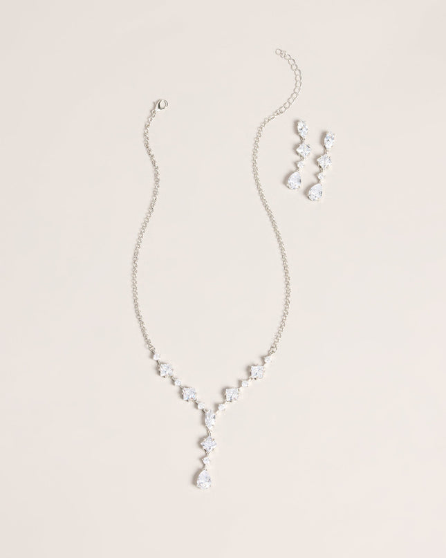 Polished Grace Rhinestone Jewelry Set