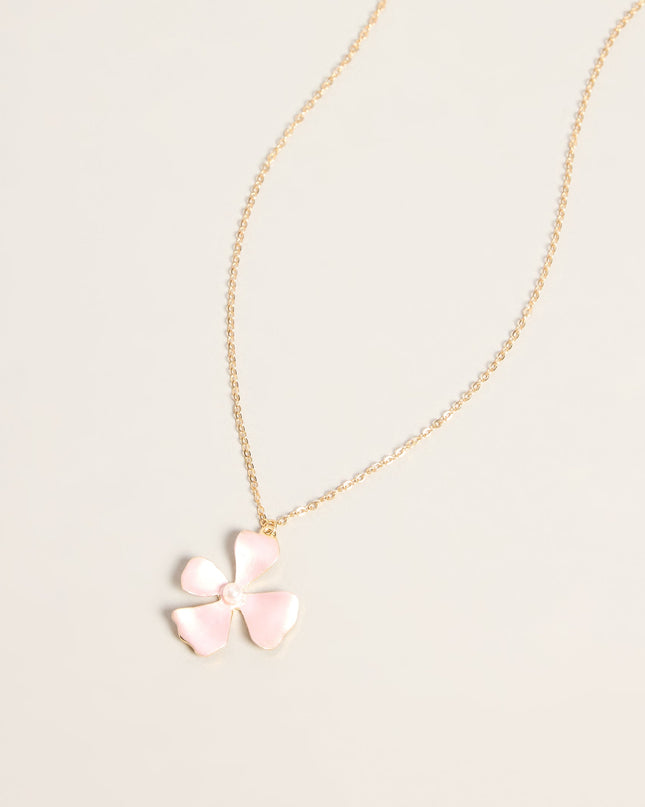 Petal Crush Floral Pendant Necklace