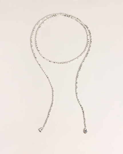 Wrap It Up Beaded Lariat Necklace