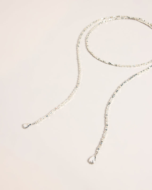 Wrap It Up Beaded Lariat Necklace
