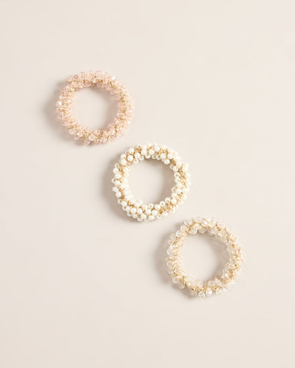 Tie It Up Beaded Hair Tie Set