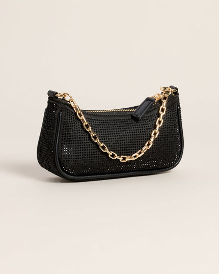 Midnight Plans Rhinestone Micro Bag