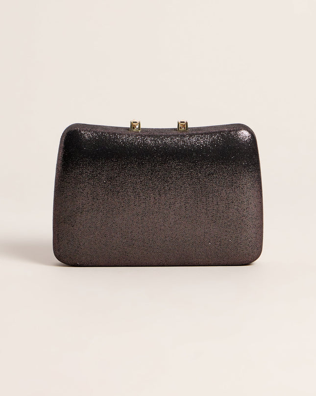 Shimmer Hour Box Clutch