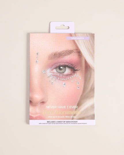 Glammed Up Face Gemstones Set