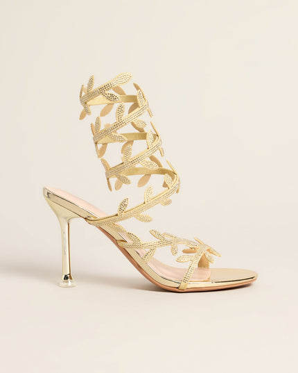Garden After Dark Vine Spiral Stiletto Heels