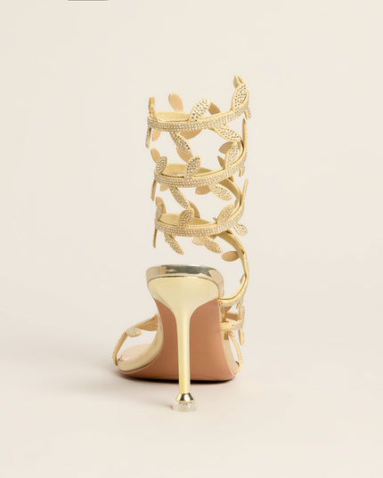 Garden After Dark Vine Spiral Stiletto Heels