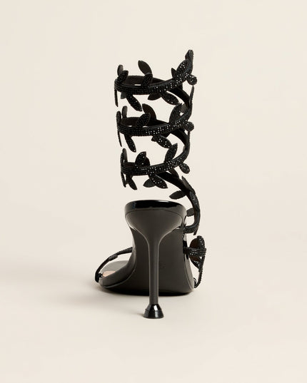 Garden After Dark Vine Spiral Stiletto Heels
